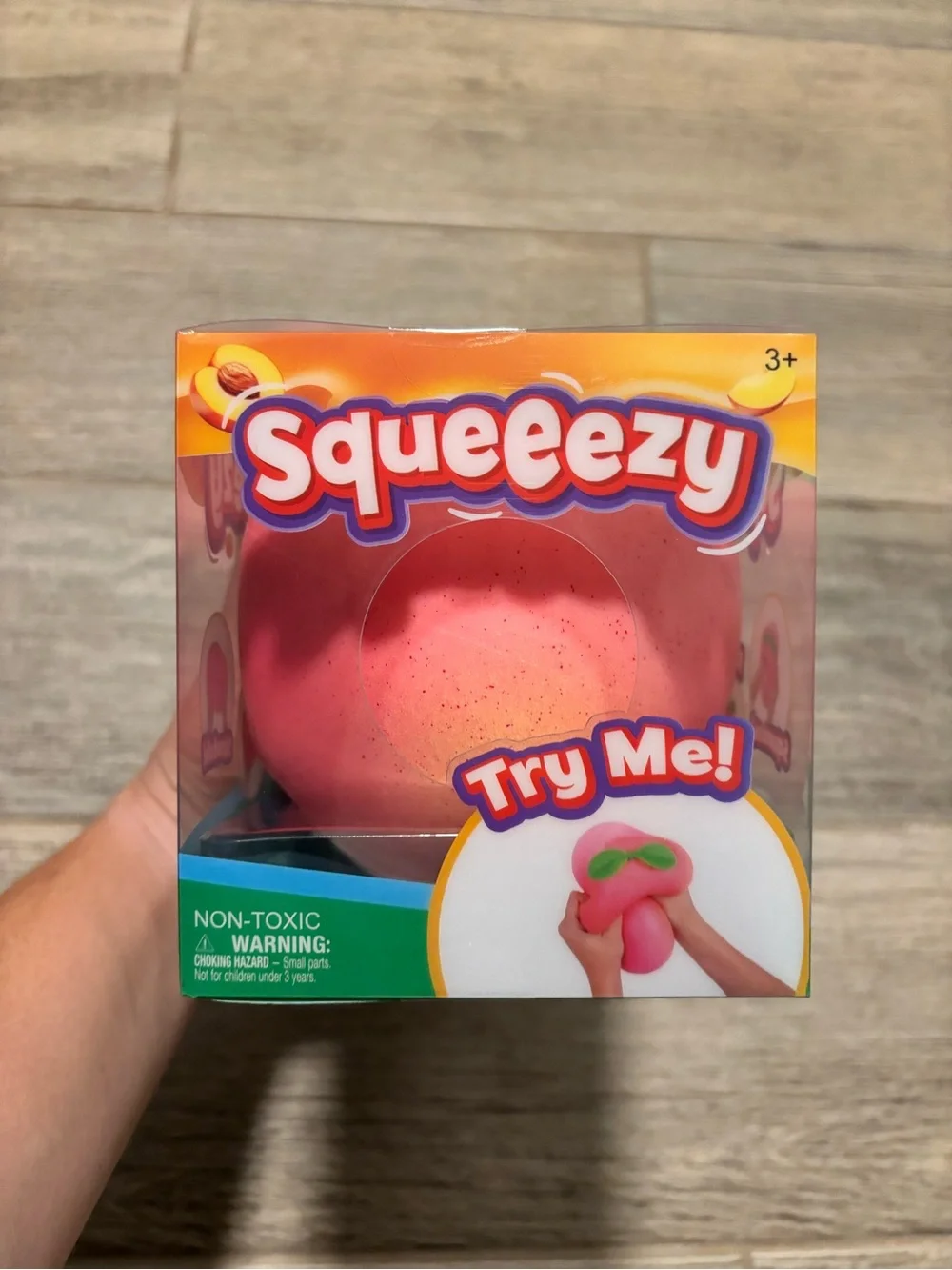 Viral Sunny Days Jumbo Squeezy Peach – Squishy Toy, Stress Relief Bundle of 2